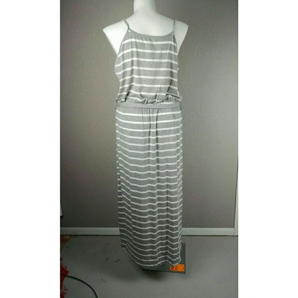 Maurices Stripe Tulip Hem Maxi Dress XXL NWT - Picture 3 of 10